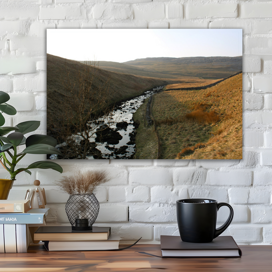Canvas Art. English Landscapes & Riverscapes. Ingleton Waterfall Trail. Yorkshire Dales National Park. England.