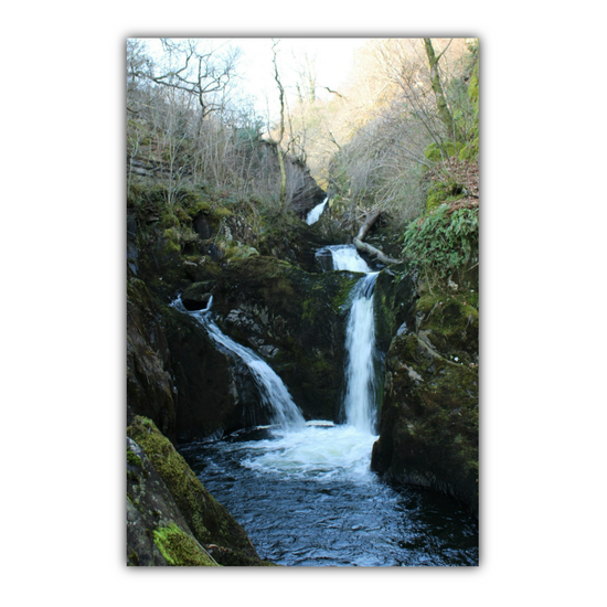 Canvas Art. English Landscapes & Riverscapes. Ingleton Waterfall Trail. Yorkshire Dales National Park. England.
