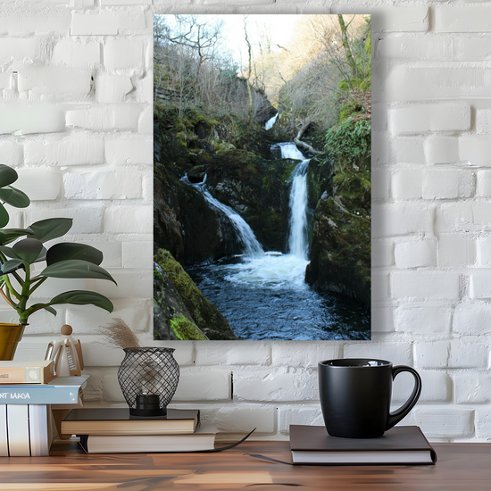 Canvas Art. English Landscapes & Riverscapes. Ingleton Waterfall Trail. Yorkshire Dales National Park. England.