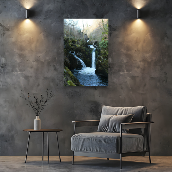 Canvas Art. English Landscapes & Riverscapes. Ingleton Waterfall Trail. Yorkshire Dales National Park. England.