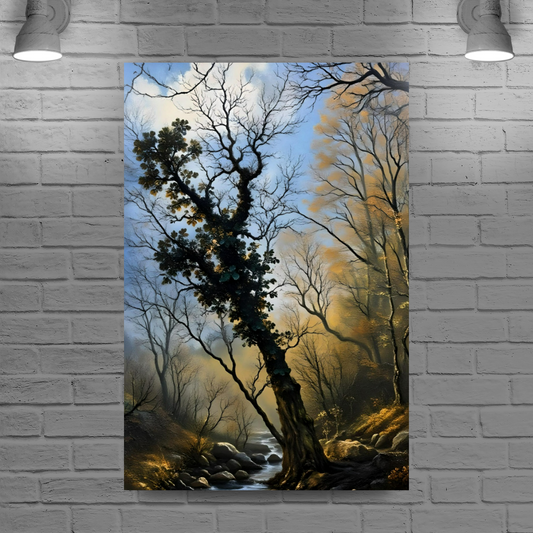 Canvas Art. English Landscapes & Riverscapes. Ingleton Waterfall Trail. Yorkshire Dales National Park. England.