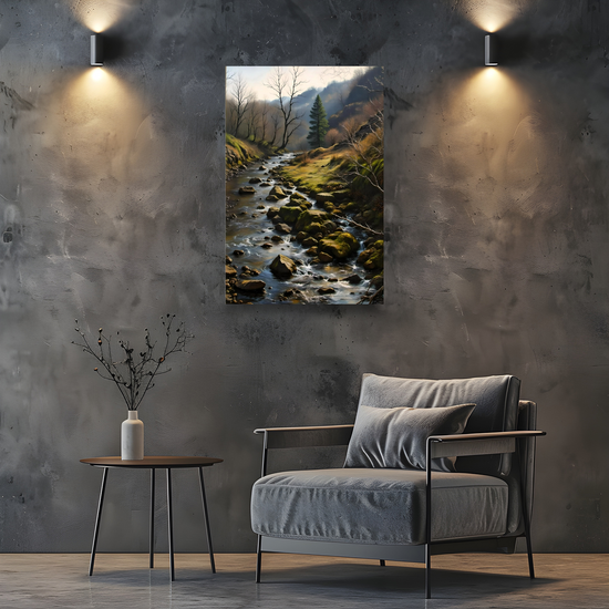 Canvas Art. English Landscapes & Riverscapes. Ingleton Waterfall Trail. Yorkshire Dales National Park. England.