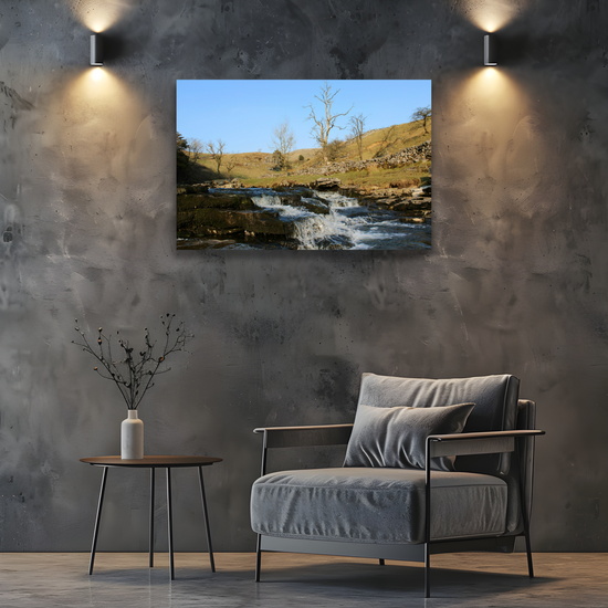 Canvas Art. English Landscapes & Riverscapes. Ingleton Waterfall Trail. Yorkshire Dales National Park. England.