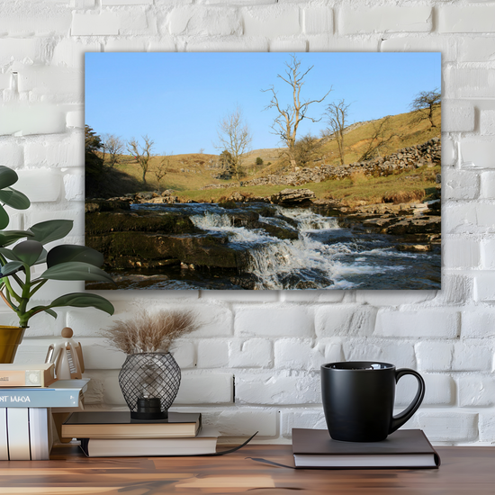 Canvas Art. English Landscapes & Riverscapes. Ingleton Waterfall Trail. Yorkshire Dales National Park. England.