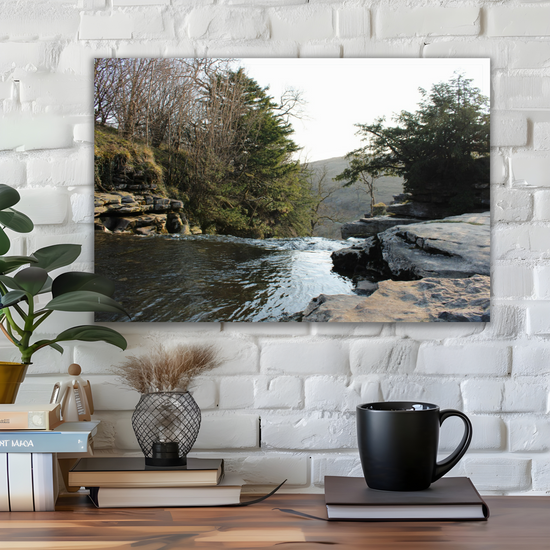 Giclée Mounted Wall Art Prints. Ingleton Waterfall Trail. Yorkshire Dales National Park. England.