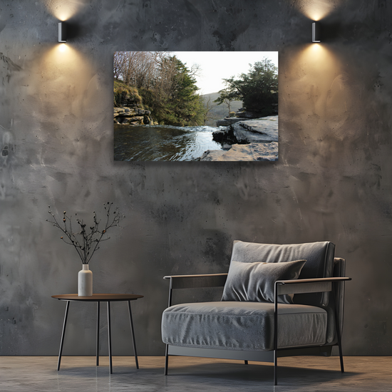 Giclée Mounted Wall Art Prints. Ingleton Waterfall Trail. Yorkshire Dales National Park. England.