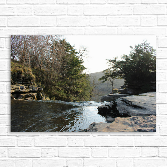 Giclée Mounted Wall Art Prints. Ingleton Waterfall Trail. Yorkshire Dales National Park. England.