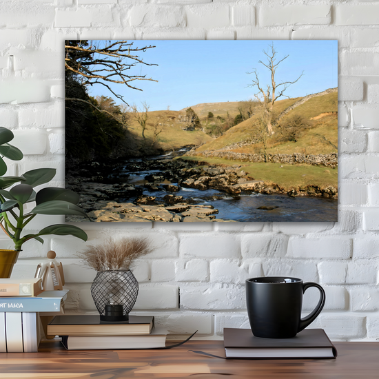 Giclée Mounted Wall Art Prints. Ingleton Waterfall Trail. Yorkshire Dales National Park. England.