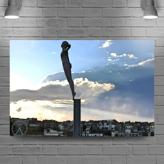 Canvas Art. English Landscapes & Landmarks. Scarborough Belle. North Yorkshire. England.