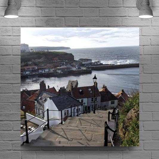 Canvas Art. English Landscapes & Seascapes. Whitby. North Yorkshire. England.