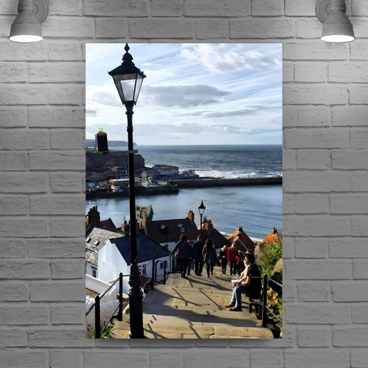 Canvas Art. English Landscapes & Seascapes. Whitby. North Yorkshire. England.