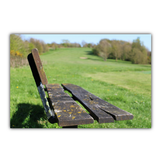Giclée Mounted Wall Art Prints. Grange Golf Course. Rotherham. South Yorkshire. England.