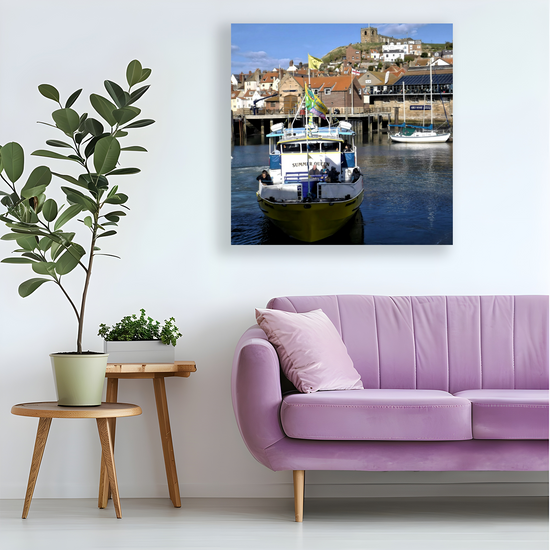 Canvas Art. English Landscapes & Seascapes. Whitby. North Yorkshire. England.
