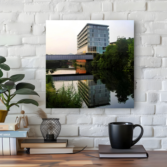 Giclée Mounted Wall Art Prints. Rotherham Canal. South Yorkshire. England.