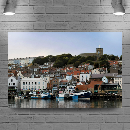 Canvas Art. English Landscapes & Seascapes. Scarborough. North Yorkshire. England.
