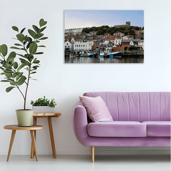 Canvas Art. English Landscapes & Seascapes. Scarborough. North Yorkshire. England.