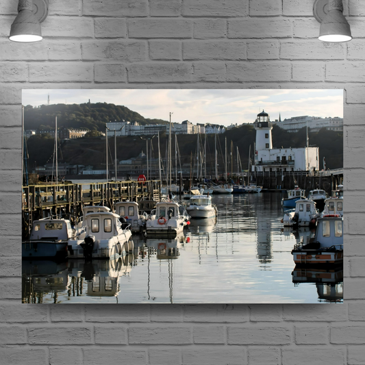 Canvas Art. English Landscapes & Seascapes. Scarborough. North Yorkshire. England.