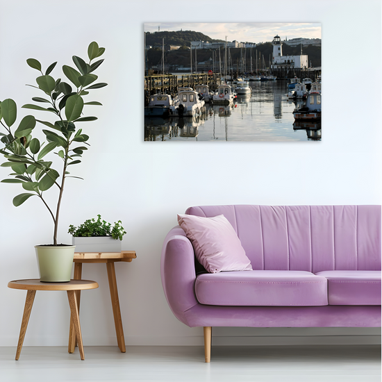 Canvas Art. English Landscapes & Seascapes. Scarborough. North Yorkshire. England.