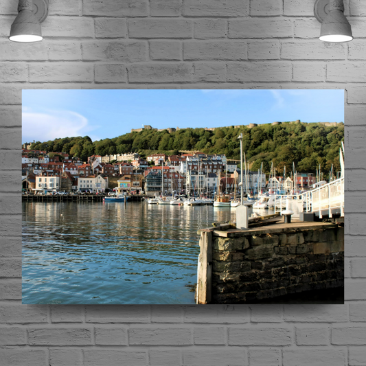 Canvas Art. English Landscapes & Seascapes. Scarborough. North Yorkshire. England.