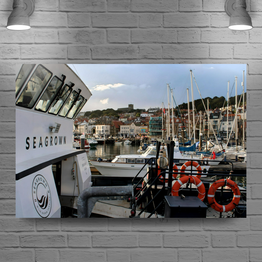 Canvas Art. English Landscapes & Seascapes. Scarborough. North Yorkshire. England.