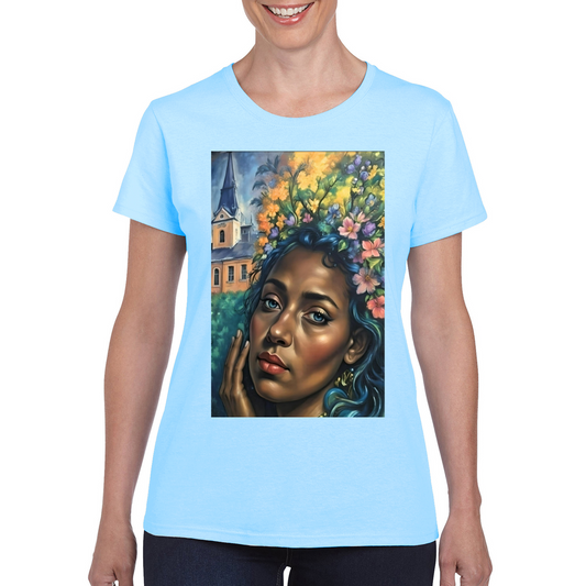 Canvas Art. The Ladies Funky Art T Shirt.