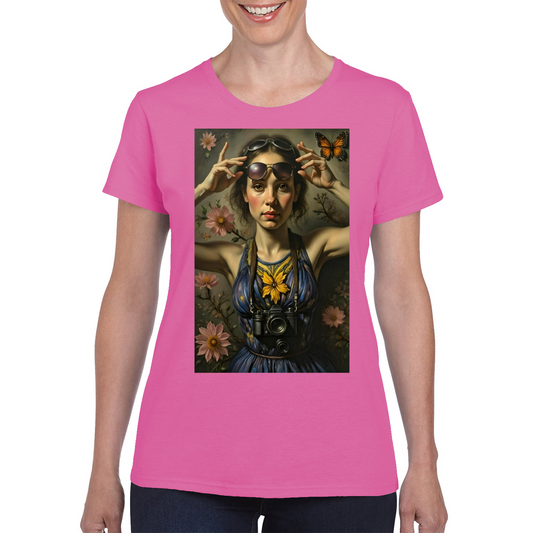Canvas Art. The Ladies Funky Art  T - Shirt.