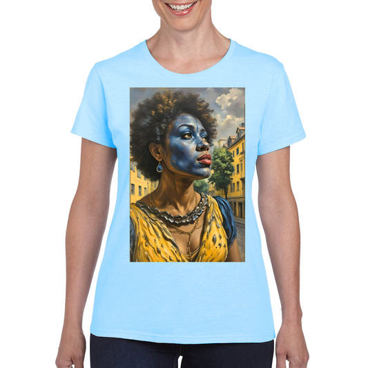 Canvas Art - The Ladies Funky Art T -Shirt.