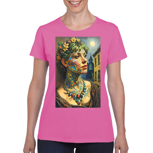 Canvas Art. The Ladies Funky Art T -Shirt.