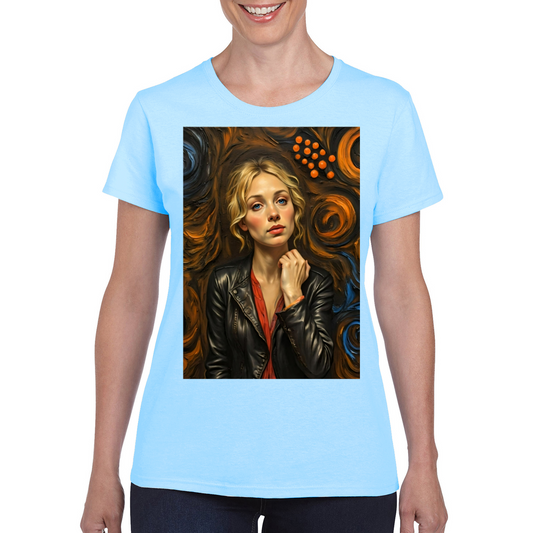 Canvas Art - The Ladies Funky Art T - Shirt.