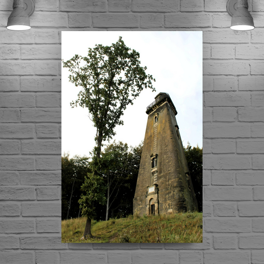 Canvas Art. English Landscapes & Landmarks. Hoober Stand. Rotherham. South Yorkshire. England.