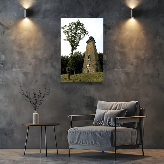 Canvas Art. English Landscapes & Landmarks. Hoober Stand. Rotherham. South Yorkshire. England.