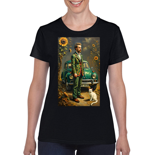 Canvas Art - Ladies Funky Art T - Shirt.