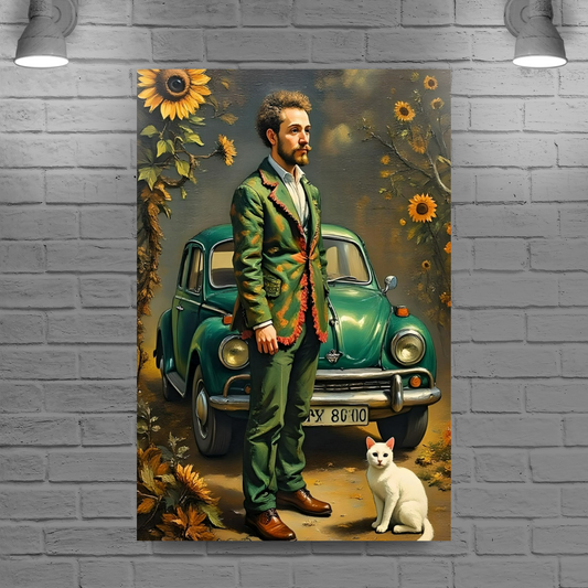 Canvas Art. Funky Art Portraits.