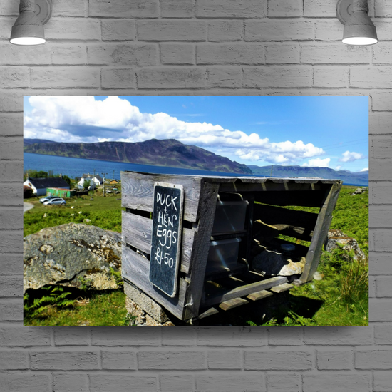 Canvas Art. Scottish Landscapes & Seascapes. Isle of Raasay. Scotland.