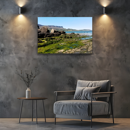 Canvas Art. Scottish Landscapes & Seascapes. An Corran Beach. Isle of Skye. Scotland.
