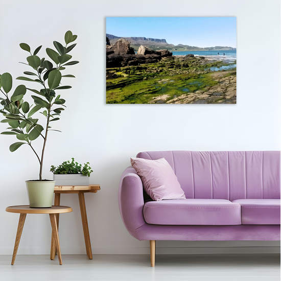 Canvas Art. Scottish Landscapes & Seascapes. An Corran Beach. Isle of Skye. Scotland.