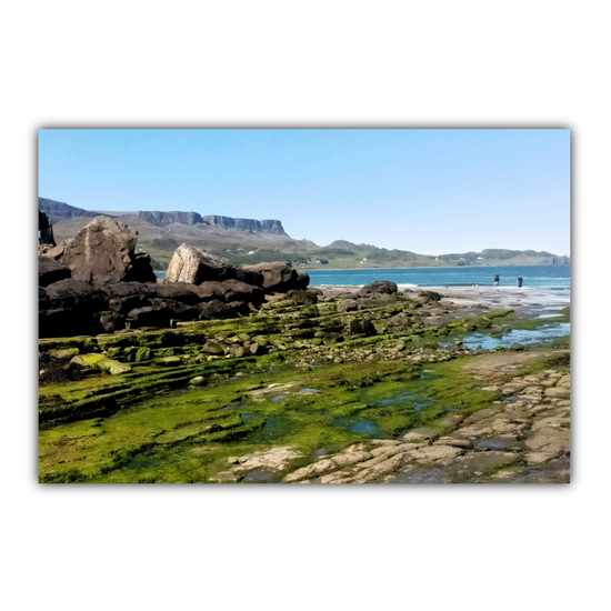 Canvas Art. Scottish Landscapes & Seascapes. An Corran Beach. Isle of Skye. Scotland.