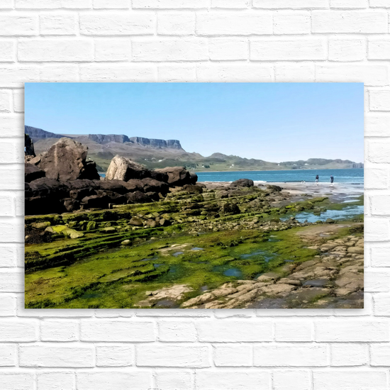 Canvas Art. Scottish Landscapes & Seascapes. An Corran Beach. Isle of Skye. Scotland.