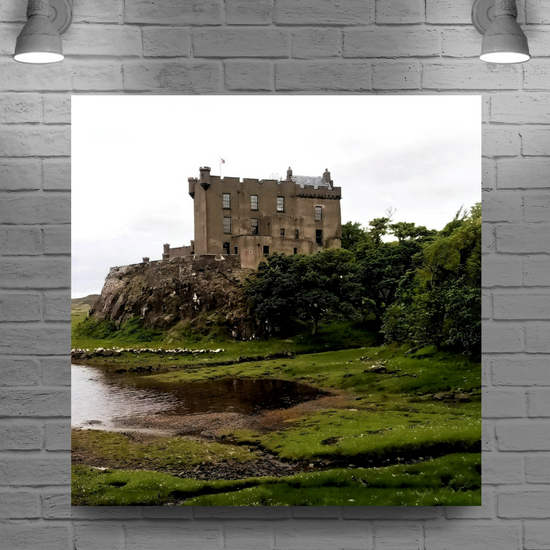 Canvas Art. Scottish Landscapes & Landmarks. Dunvegan Castle. Isle of Skye. Scotland.
