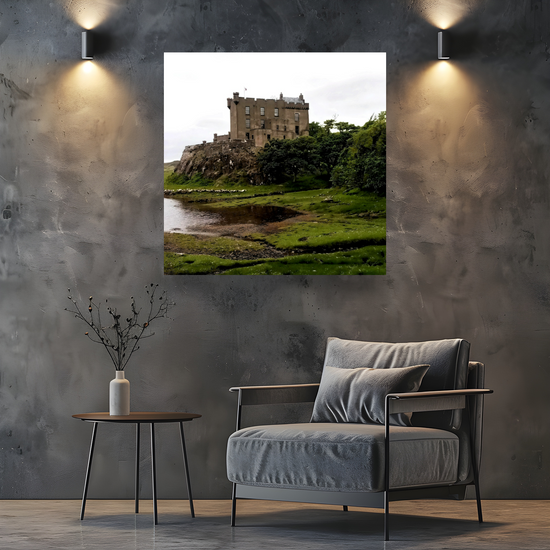 Canvas Art. Scottish Landscapes & Landmarks. Dunvegan Castle. Isle of Skye. Scotland.