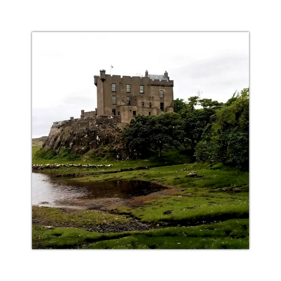 Canvas Art. Scottish Landscapes & Landmarks. Dunvegan Castle. Isle of Skye. Scotland.
