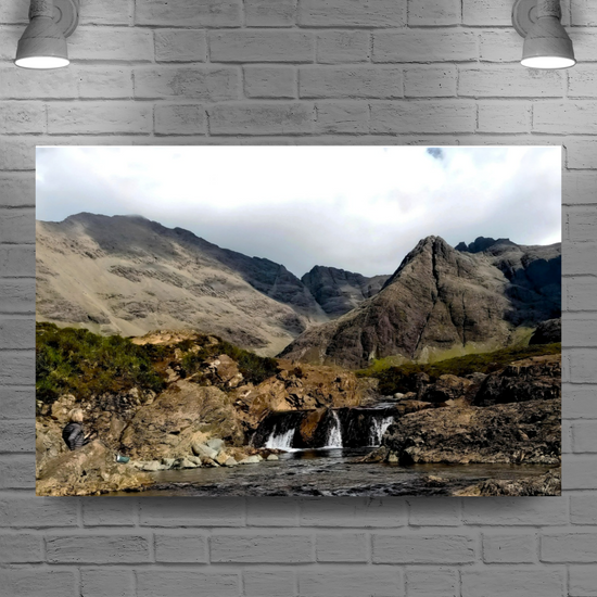Canvas Art. Scottish Landscapes & Riverscapes. Fairy Pools. Isle of Skye. Scotland.