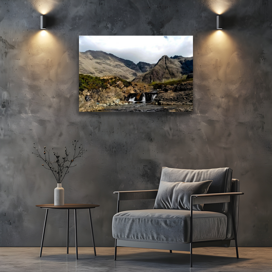 Canvas Art. Scottish Landscapes & Riverscapes. Fairy Pools. Isle of Skye. Scotland.
