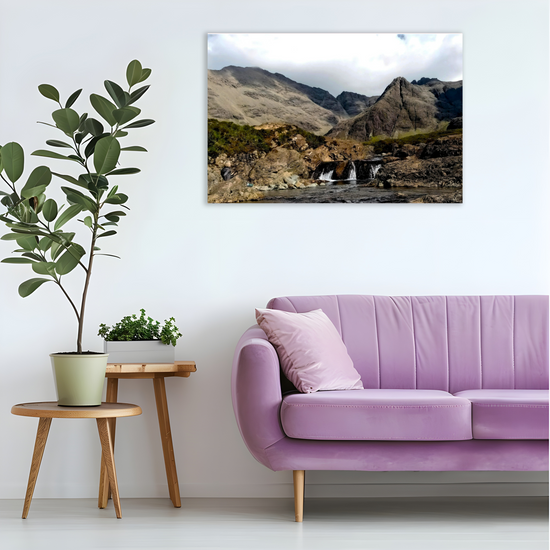 Canvas Art. Scottish Landscapes & Riverscapes. Fairy Pools. Isle of Skye. Scotland.
