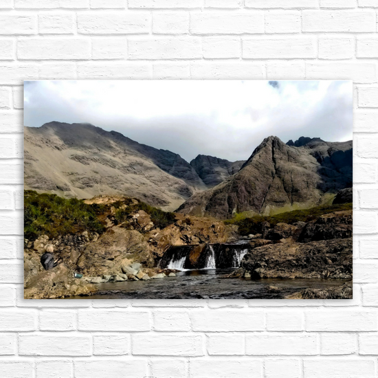Canvas Art. Scottish Landscapes & Riverscapes. Fairy Pools. Isle of Skye. Scotland.
