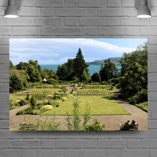 Canvas Art. Scottish Landscapes & Nature. Brodick Castle Gardens. Isle of Arran. Scotland.