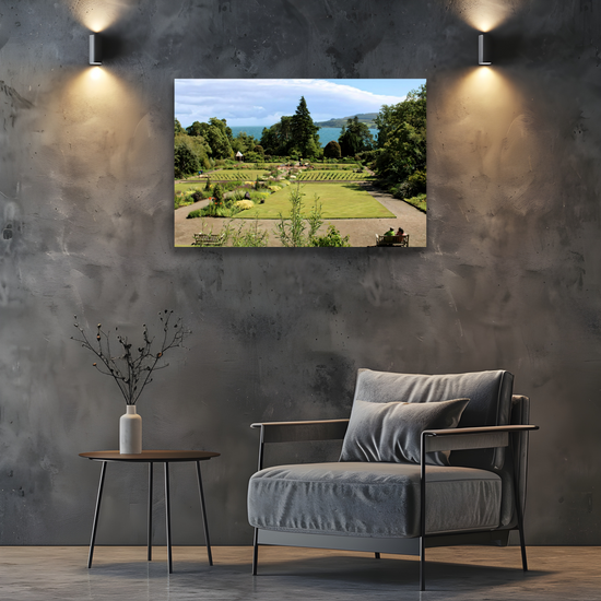 Canvas Art. Scottish Landscapes & Nature. Brodick Castle Gardens. Isle of Arran. Scotland.