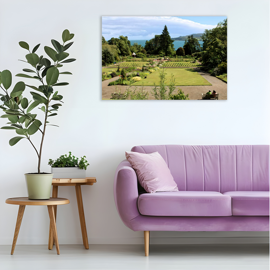Canvas Art. Scottish Landscapes & Nature. Brodick Castle Gardens. Isle of Arran. Scotland.