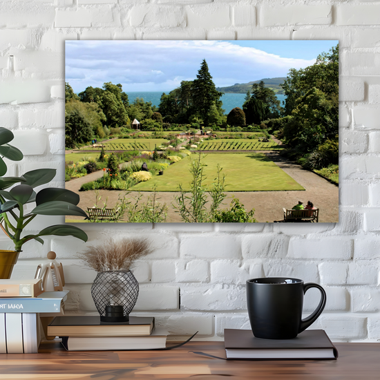 Canvas Art. Scottish Landscapes & Nature. Brodick Castle Gardens. Isle of Arran. Scotland.