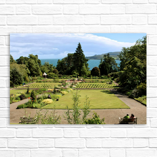 Canvas Art. Scottish Landscapes & Nature. Brodick Castle Gardens. Isle of Arran. Scotland.